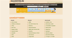 Desktop Screenshot of dalszoveg.hu